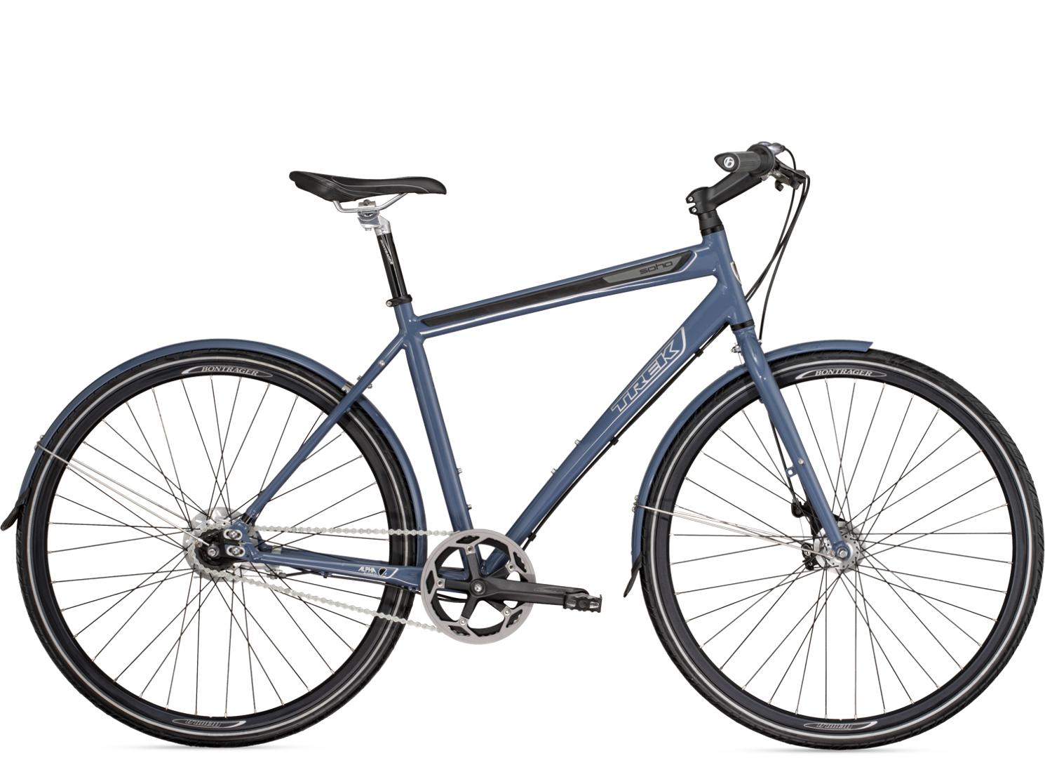 2012 Trek Soho silver gray or bare metal BikinginLA